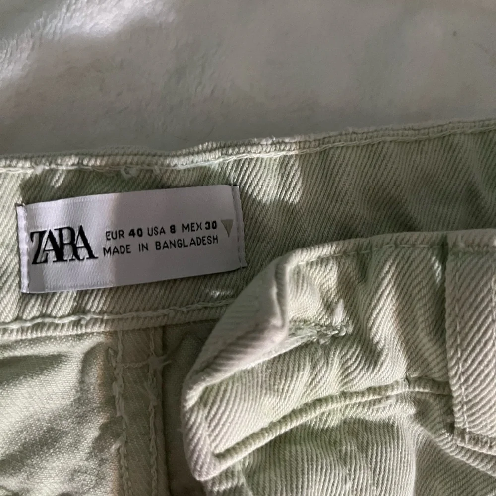 Zara light green Shorts